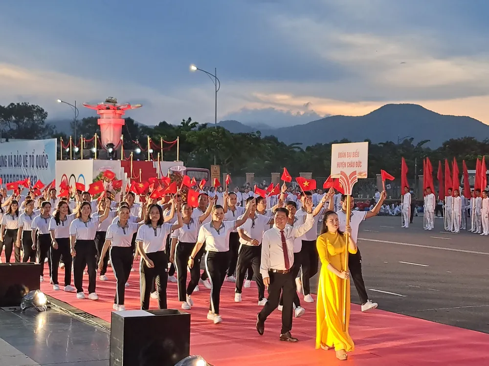Khai mạc Đại hội TDTT tỉnh Bà Rịa – Vũng Tàu năm 2022 ảnh 1
