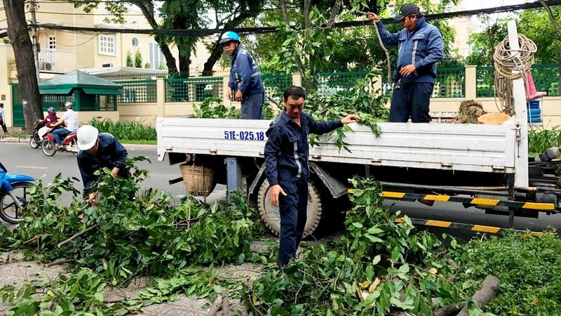 Hiện trường vụ việc được xử lý