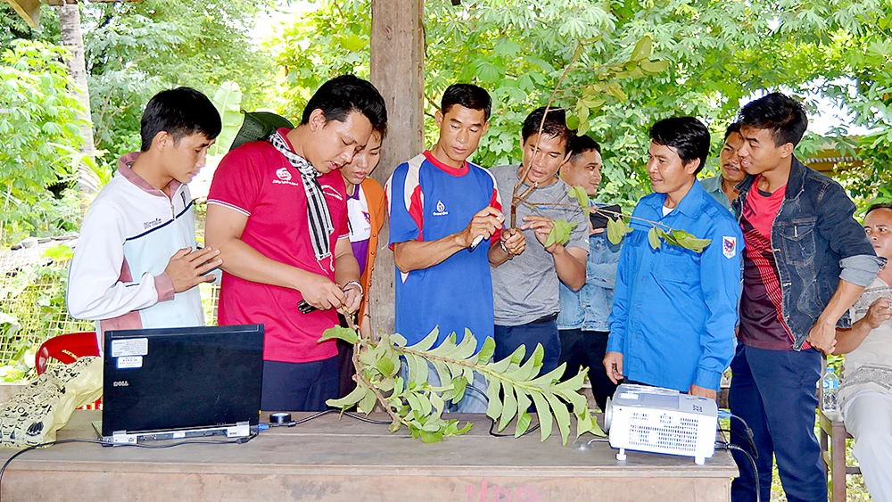 Sức trẻ tình nguyện trên đất bạn Lào ảnh 3 Sức trẻ tình nguyện trên đất bạn Lào ảnh 3