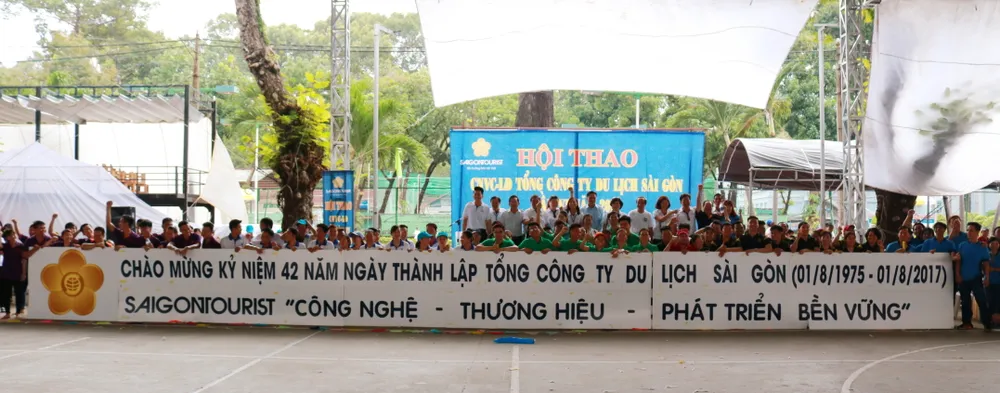 Hội thao công nhân viên chức - lao động Saigontourist Lần VI - Năm 2017 ảnh 1 Hội thao công nhân viên chức - lao động Saigontourist Lần VI - Năm 2017 ảnh 1