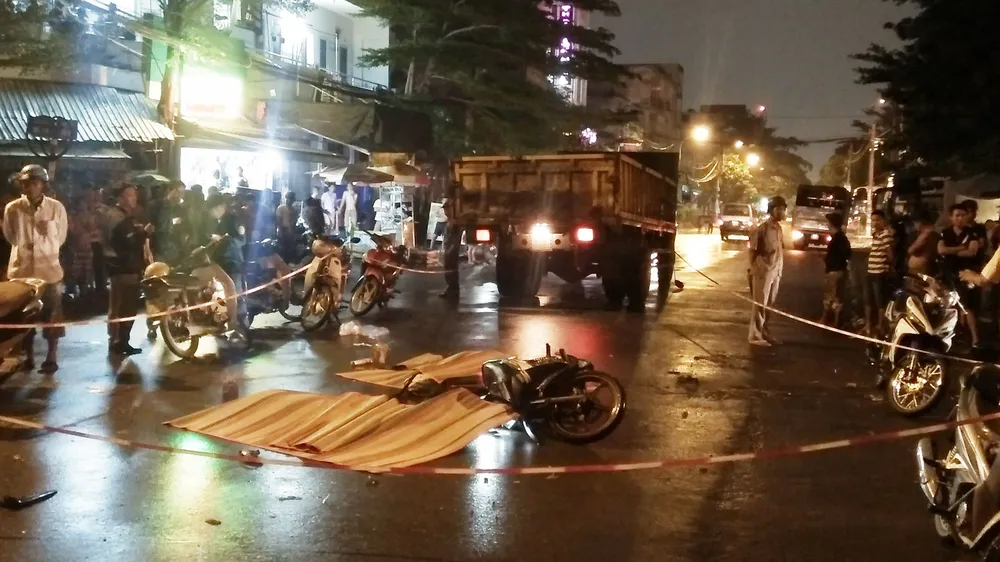 Hiện trường vụ tai nạn