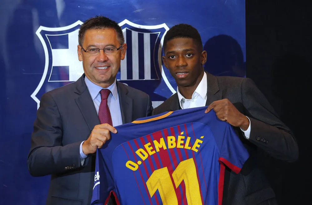 Barca và trận động đất Dembele ảnh 1