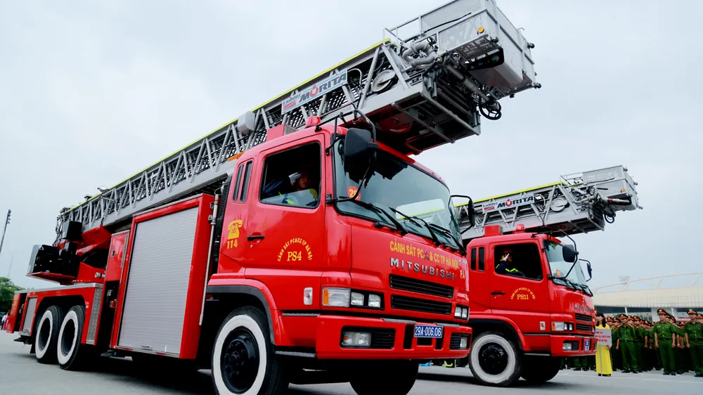 Hàng trăm chiến sĩ PCCC tham gia hội thi nghiệp vụ cứu hộ, cứu nạn  ​ ảnh 2