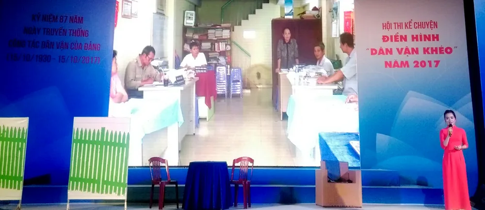Chung kết hội thi kể chuyện “Dân vận khéo” năm 2017 ảnh 1 Chung kết hội thi kể chuyện “Dân vận khéo” năm 2017 ảnh 1