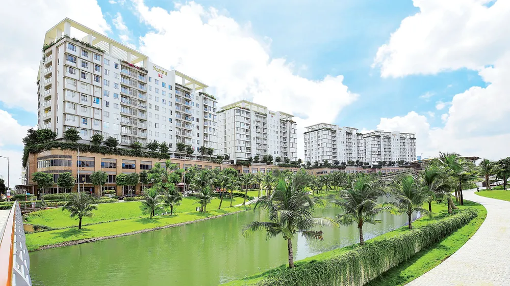 Không gian xanh mát tại công viên Sala 
