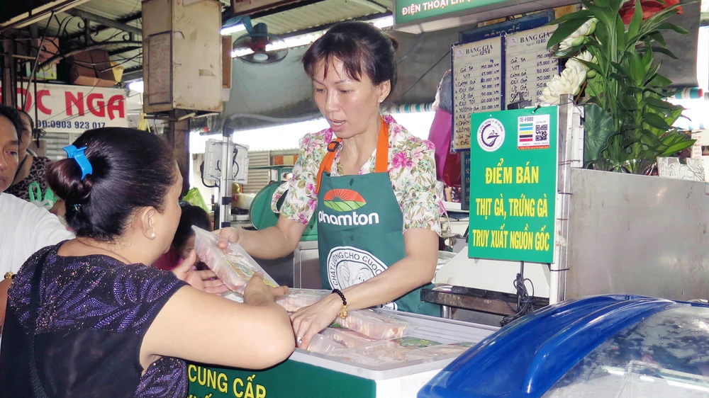 Điểm bán tham gia đề án quản lý, nhận diện và truy xuất nguồn gốc trứng gia cầm của TPHCM