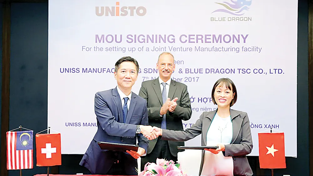 Unisto liên doanh Rồng Xanh xây nhà máy ở Việt Nam