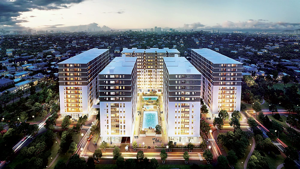 Phối cảnh 5 block căn hộ Cityland Park Hills