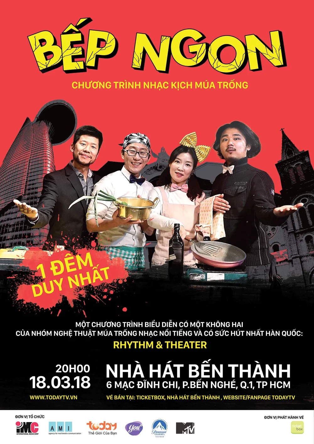 Rhythm & Theater đến Việt Nam biểu diễn trong chương trình Bếp Ngon ảnh 1 Rhythm & Theater đến Việt Nam biểu diễn trong chương trình Bếp Ngon ảnh 1