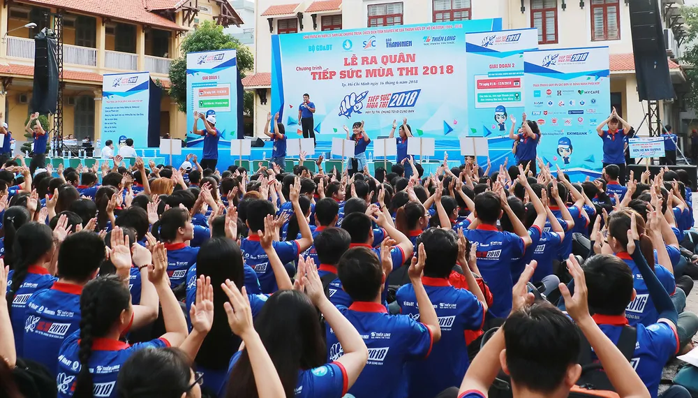 20.000 sinh viên sẵn sàng “Tiếp sức mùa thi” năm 2018 ảnh 3 20.000 sinh viên sẵn sàng “Tiếp sức mùa thi” năm 2018 ảnh 3