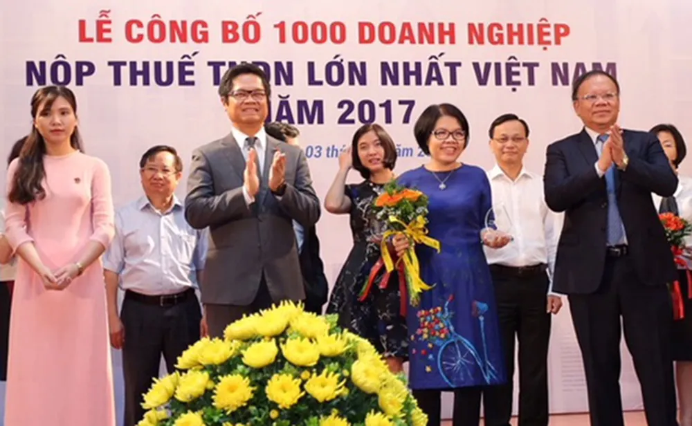 PV GAS đứng thứ 3 trong Top 1.000 doanh nghiệp nộp thuế TNDN lớn nhất 2017 ảnh 1 PV GAS đứng thứ 3 trong Top 1.000 doanh nghiệp nộp thuế TNDN lớn nhất 2017 ảnh 1