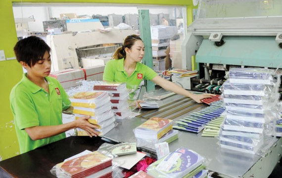 華人企業永進公司生產學生練習簿一瞥。