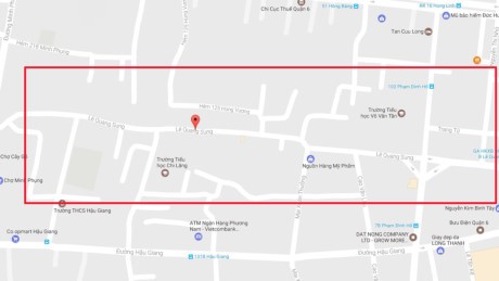 從昨(15)日起至10月8日，每晚10時至第二天清晨5時，禁止所有汽車及三輪車在黎光充街 (從梅春賞街至鳴鳳街路段) 行駛的街道示意圖。（圖源：互聯網）