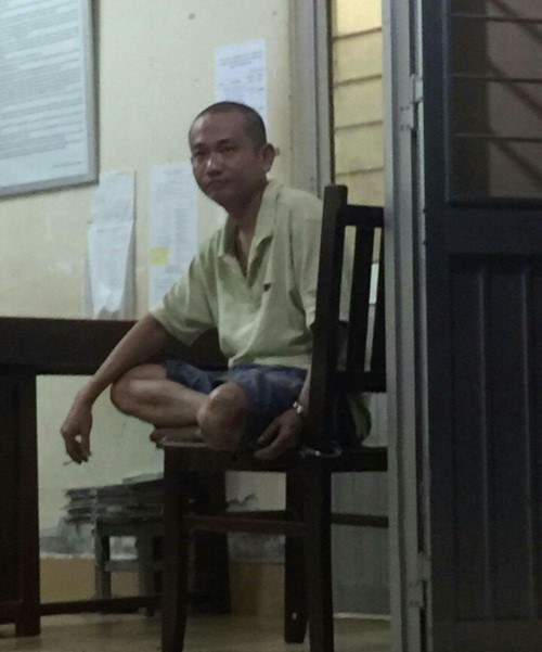 圖為被上10名計程車司機追捕的阮俊協。（資料圖：芳南）