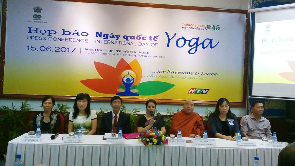 印度駐胡志明市總領事館與市越南-印度友好協會等單位配合昨(15)日上午在市各友好組織聯合會舉行記者招待會。（圖源：互聯網）