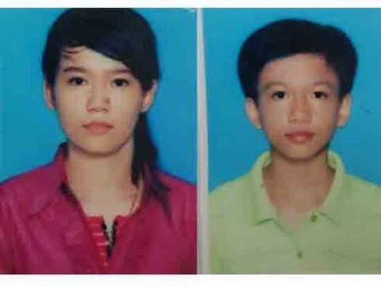 圖為離奇失蹤的兩姐弟。（圖源：PL&ĐS）