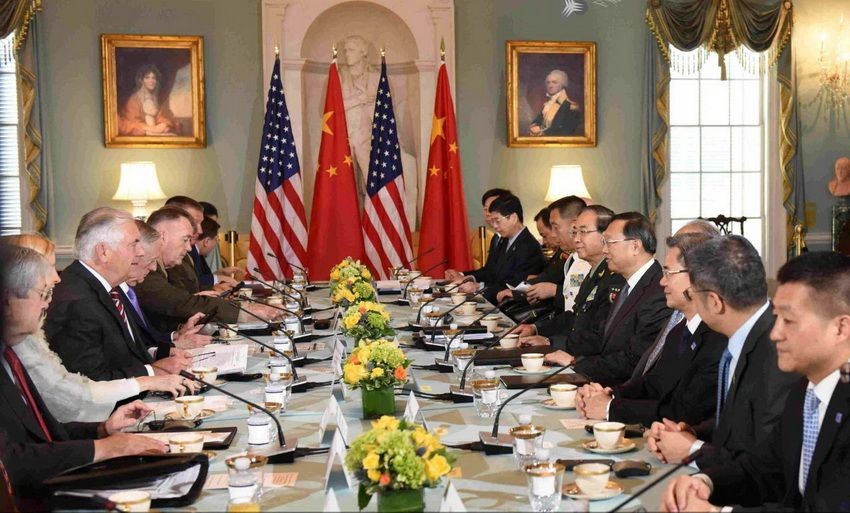 首輪中美外交安全對話舉行,中方重申反對美部署“薩德”系統。(圖源:互聯網)