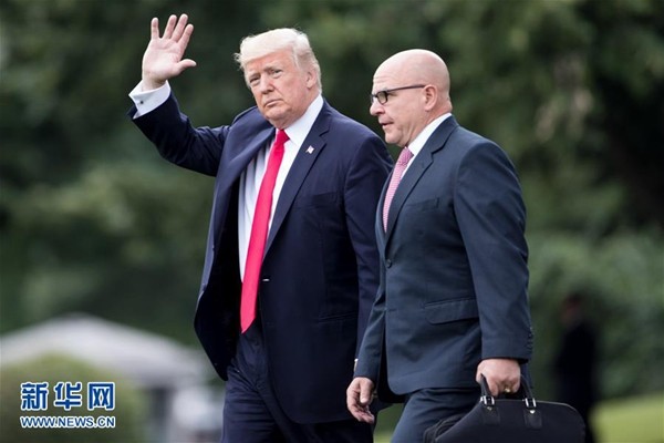 6月16日，在美國華盛頓，美國總統特朗普離開白宮，前往邁阿密宣佈 美國對古巴政策。 (圖源：新華網)