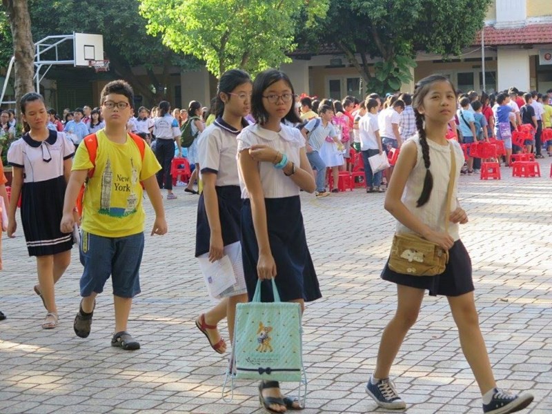 圖為應考英語能力考察試的學生們。（圖源：互聯網）