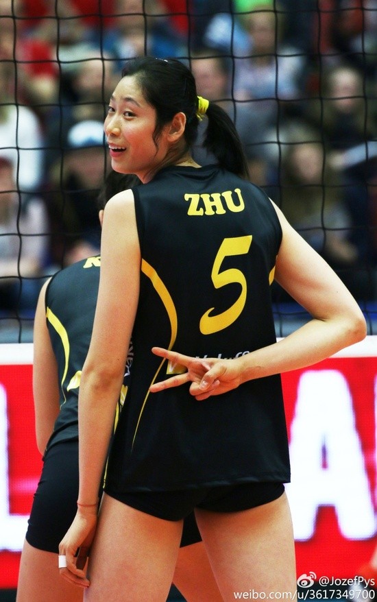 圖為中國女排隊長朱婷。(圖源：互聯網)