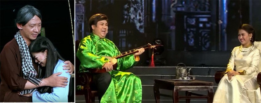 家寶在永隆電視台bolero之劇節目的《修債》(左)及《李赤喔》節目。（圖源：互聯網）