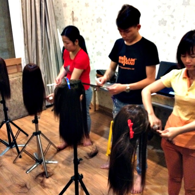 圖為美髮助手技能班一隅。（示意圖源：互聯網）