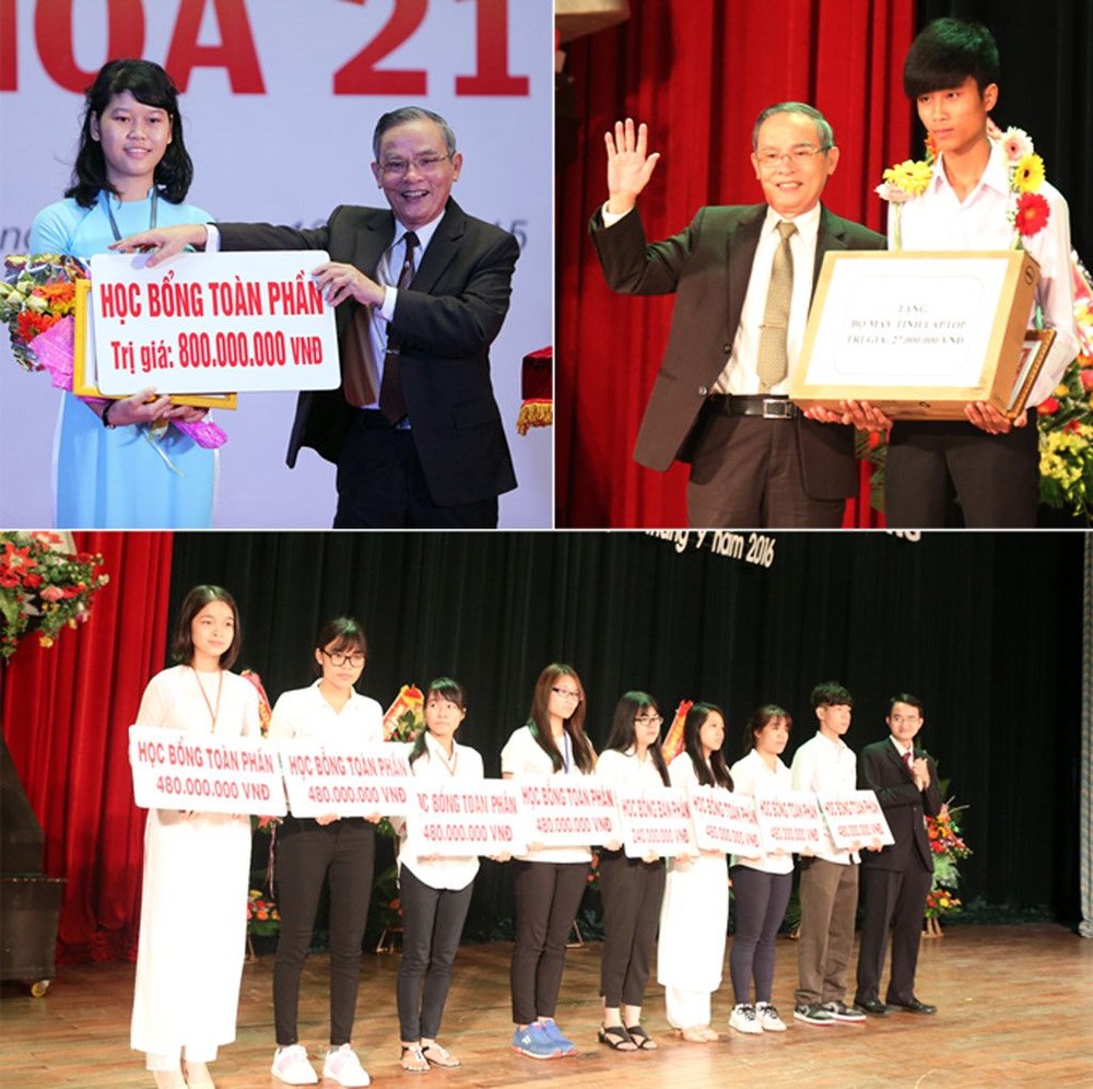 大學生領取獎學金。（示意圖源：互聯網）