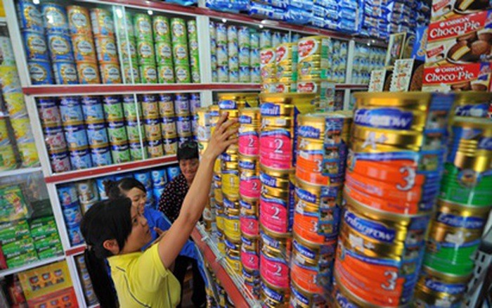 百貨店裡的奶品。（示意圖源：互聯網）