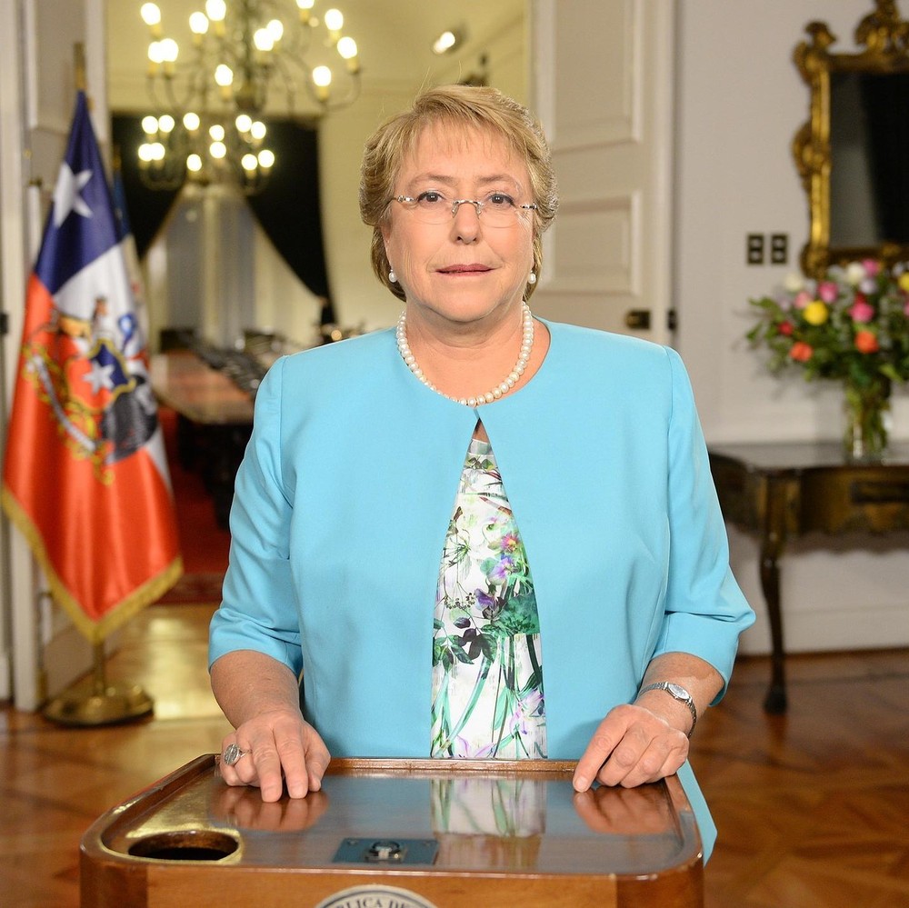 圖為智利總統巴切萊特。（圖源：互聯網）