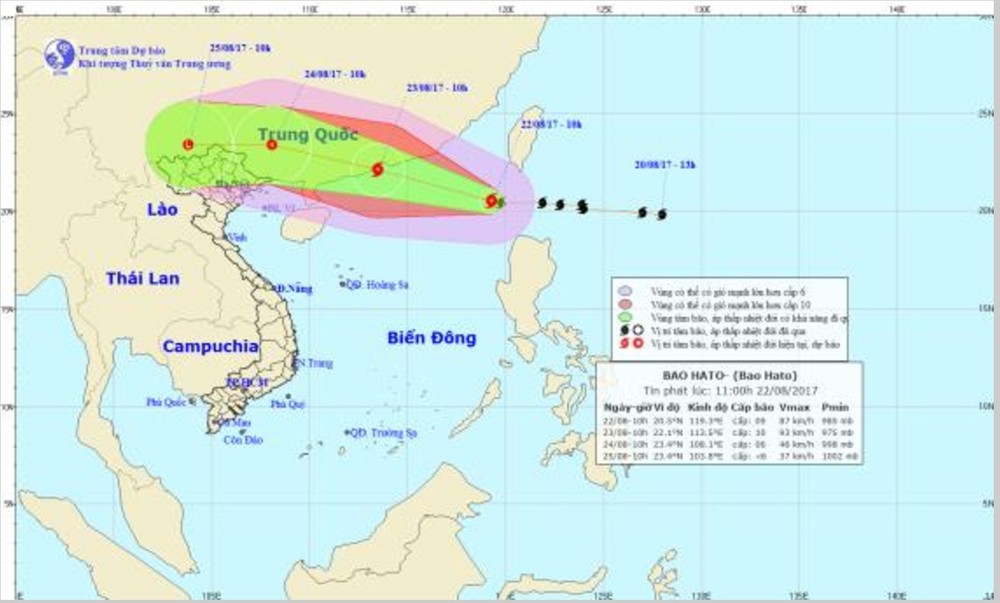 圖為天鴿颱風主要朝西北偏西方向移動，時速15至20公里，呈轉強趨向。（圖源：中央水文氣象預報中心）