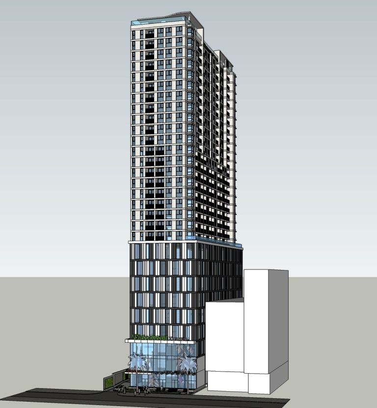 市人委會最近審批調整在第一郡濱藝坊施策街4號和蔡文隴街3號項目的建築規劃職能和指標。（圖源：Vietcomreal）