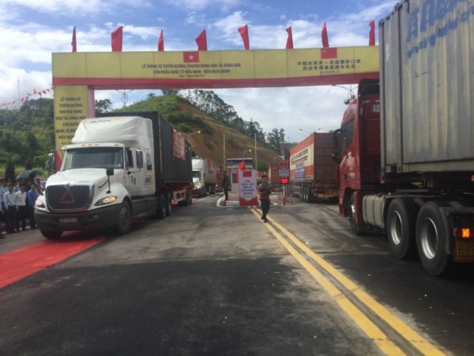 加強越－中商品進出口活動。（圖源：維戰）