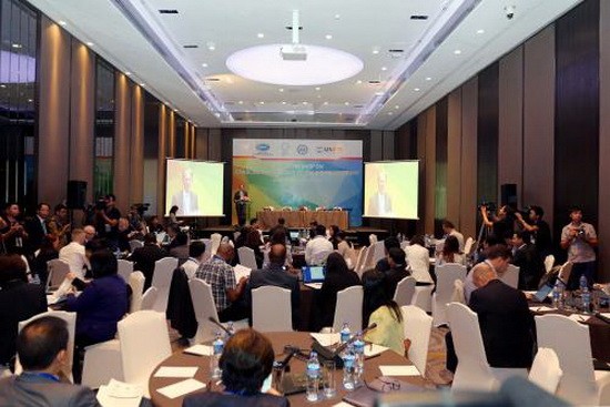 APEC中小微企業(MSME)與科技經濟接軌研討會現場。(圖源:清雨)