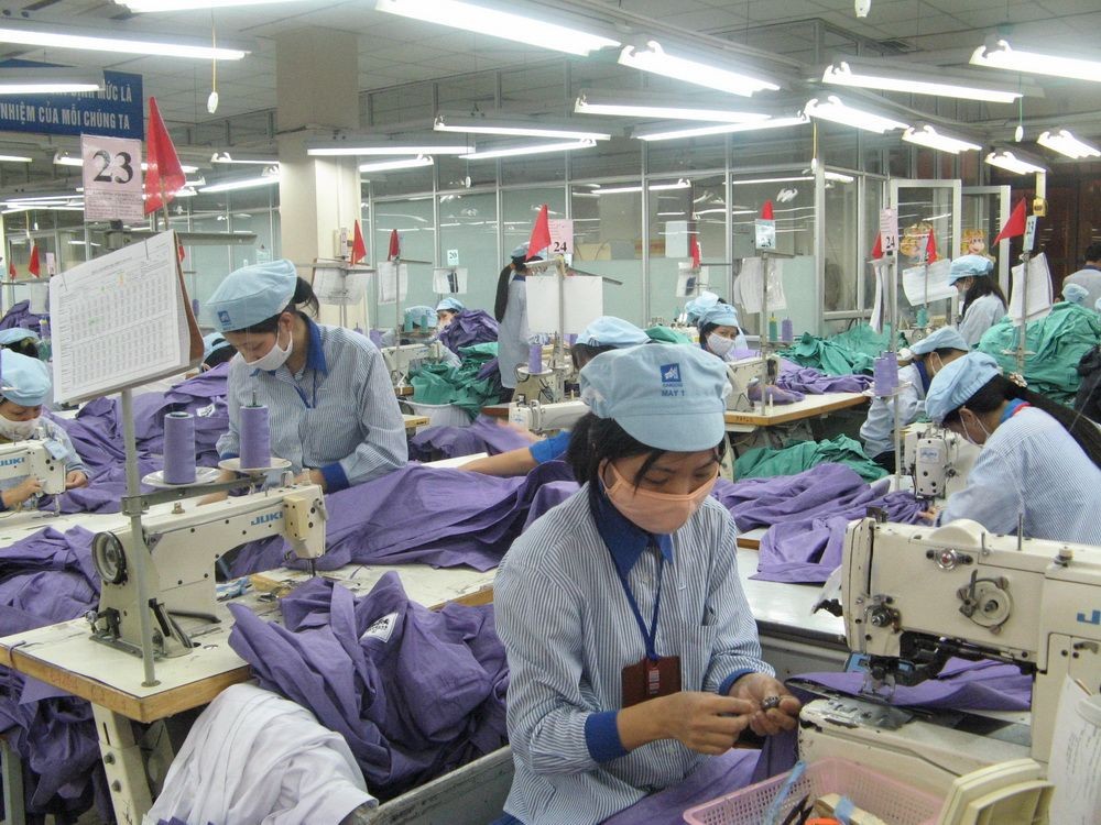 今年紡織品成衣部門的出口額有望達300億至305億美元。其中,美國市場佔51%。(示意圖源:互聯網)