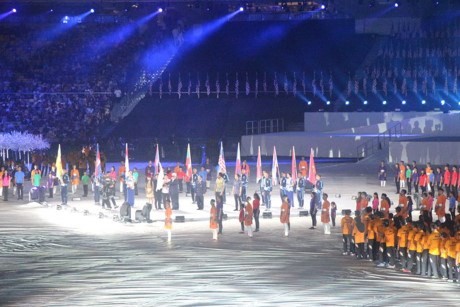 在閉幕式上，組委會已將第30屆東南亞運動會和第１０屆東南亞殘疾人運動會舉辦權移交給菲律賓。（圖源：互聯網）