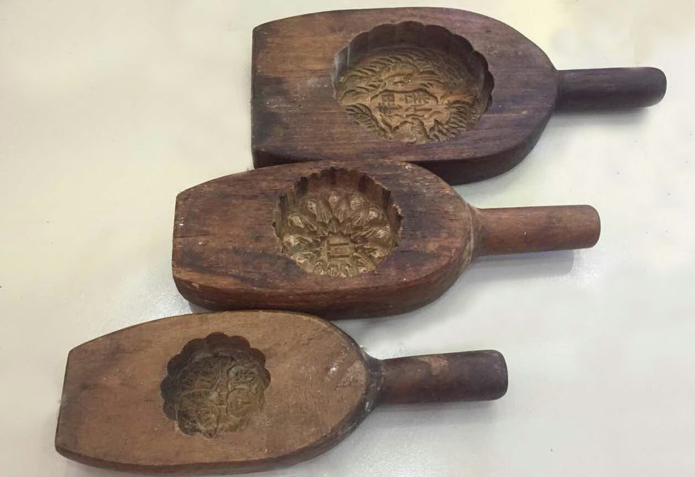 傳統做月餅木模。