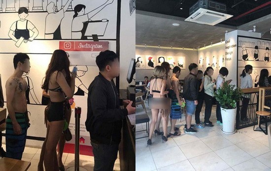 “穿比基尼顧客獲免費服務”酬賓方式的某奶茶店違規促銷受罰。