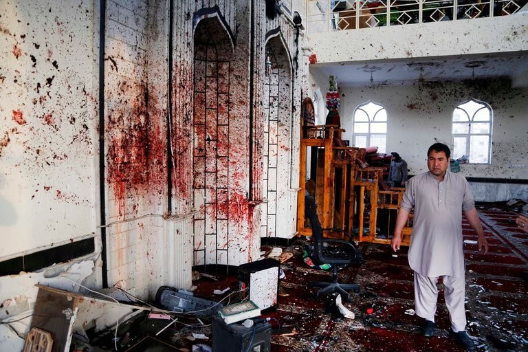 在一間清真寺的時發現場。（圖源：互聯網）