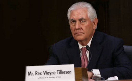 美國國務卿蒂勒森(Tillerson)。（圖源：互聯網）