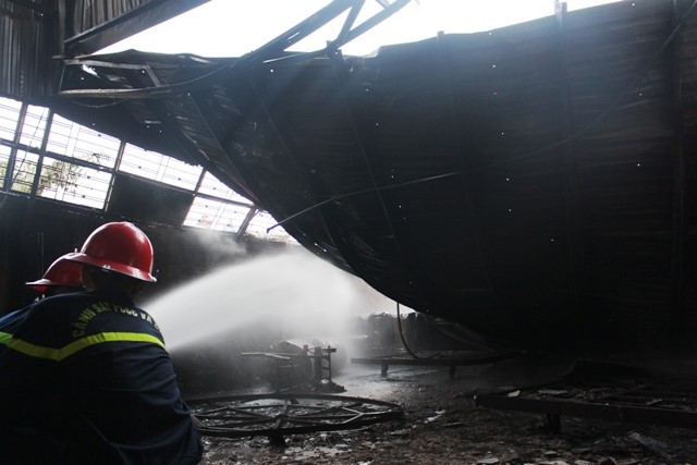 圖為火勢熄滅後的現場。（圖源：PCCC）