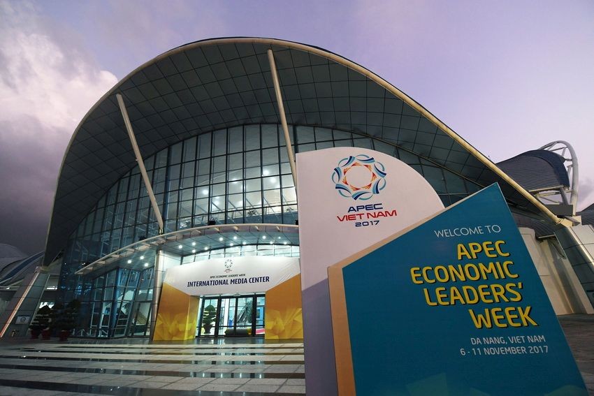 峴港準備就緒喜迎 APEC 賓客。圖為APEC國際媒體中心。(圖源:Zing.vn)