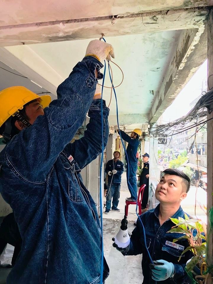 市電力總公司共青團將為本市近500戶貧困家庭安裝及修復電力系統以確保消防安全。（示意圖源：晉姜）