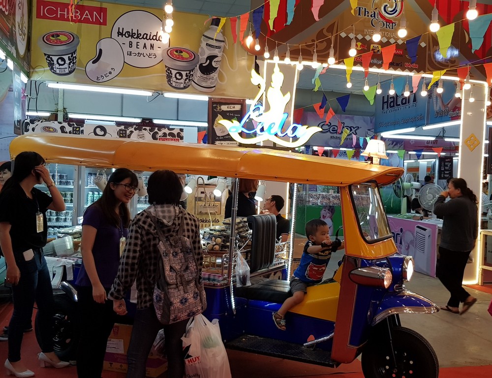 泰國產品與美食展一隅。