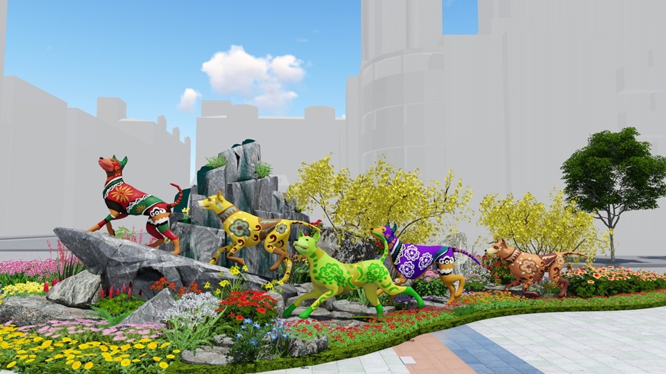 富國犬賀年配圖。