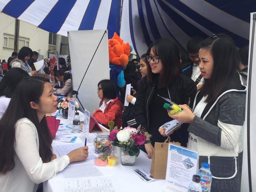 聘用單位向大學生提供工作信息。