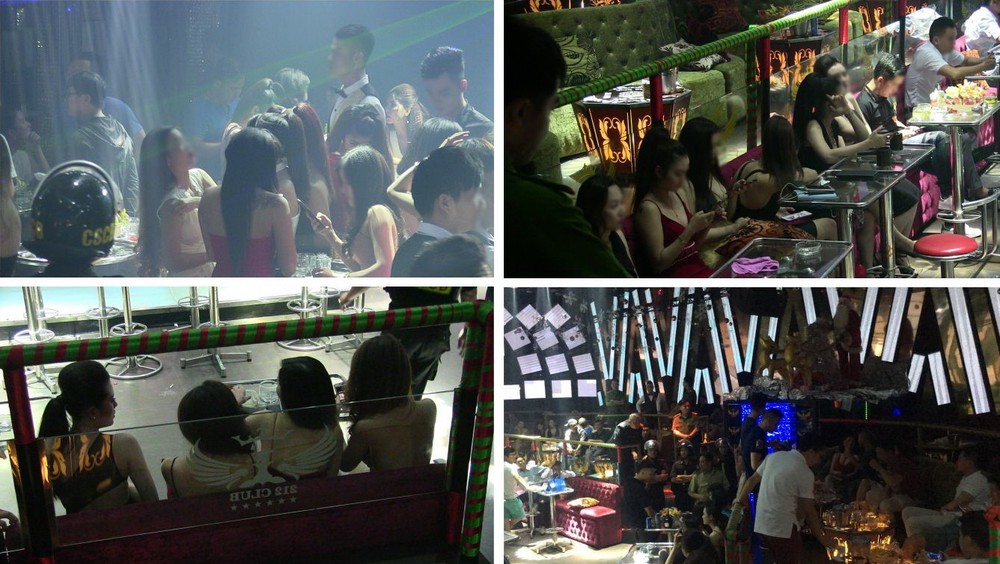 公安突檢多家酒吧卡拉 OK 店 ảnh 1