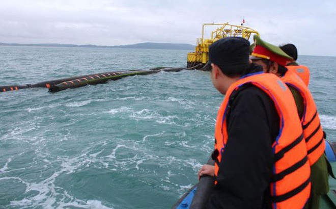 至今，職能力量仍未找到斷裂的管段。（圖源：德阮）