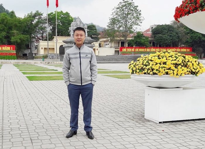 奮勇救人的楊海強。