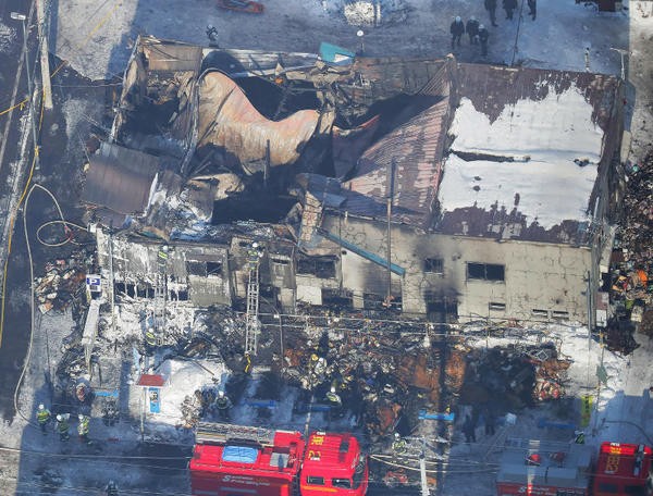 火災現場。（圖源：互聯網）