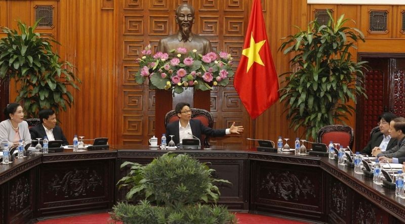 政府副總理武德膽主持文體機關例會並發表指導意見。（圖源：文牒）